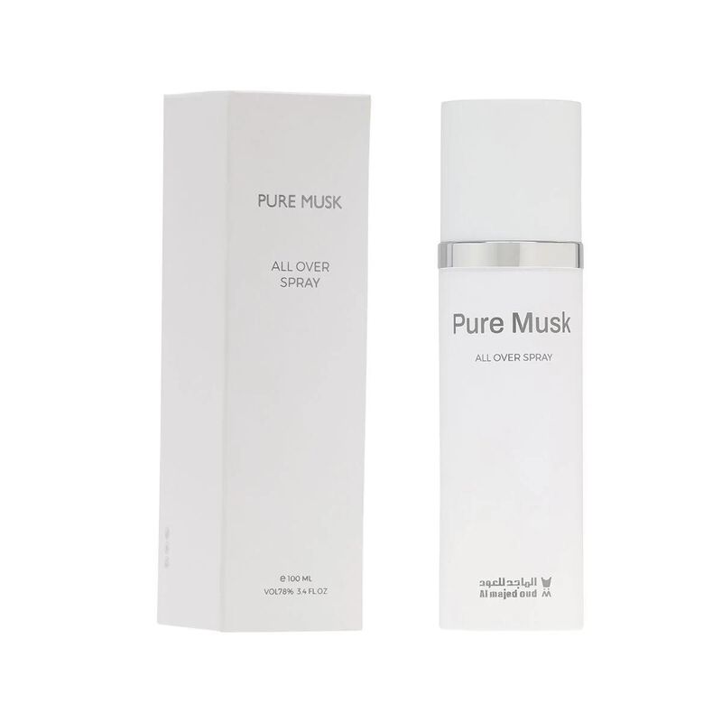 al majed for oud pure musk all over spray