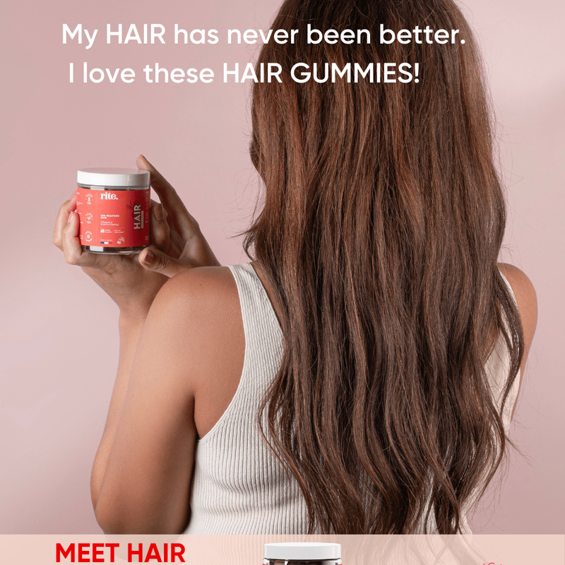 rite gift set hair sugarfree gummies