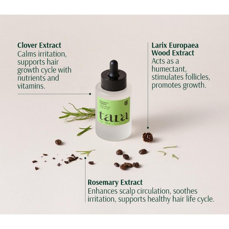 تارا سيروم فروة الرأس اكليل الجبل + الببتيدات لتحفيز البصيلات