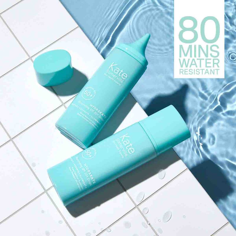 كيت سومرفيل قطرات مضيئة مع عامل حماية من الشمس spf 50 من هيدراكايت