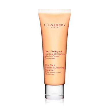 faces one step gentle exfoliating cleanser with orange extract