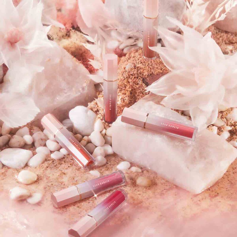 dear dahlia blooming edition satin glow lip stain