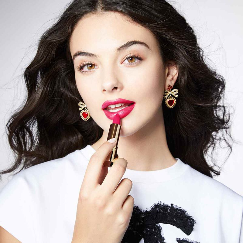 dolce & gabbana the only one sheer lipstick cap zebra