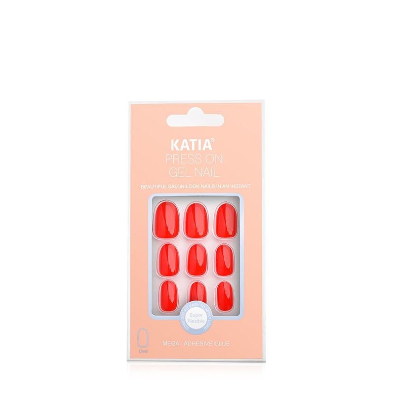 katia gorgeous press on nails oval