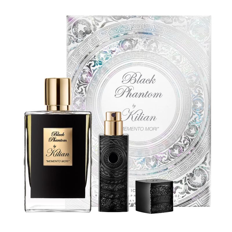 بلاك فانتوم 'ميمينتو موري' – عطر أيقوني قابل لإعادة التعبئة مع بخاخ بحجم السفر تاليسمان