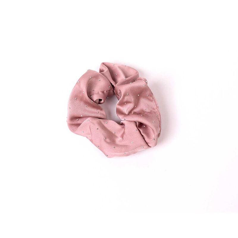 nasmati satin crystal scrunchies