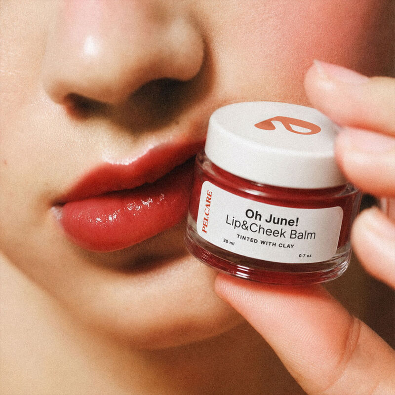 pelcare oh june! lip & cheek balm 100% vegan