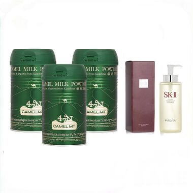 faces camel mt milk powder x3   facial treatment essence