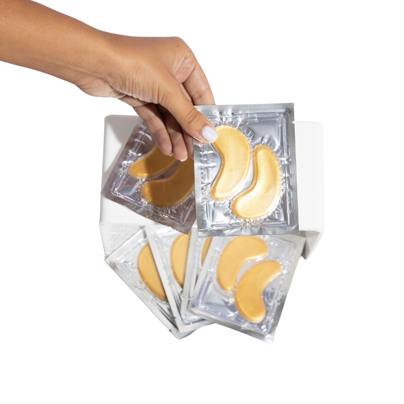 lonvitalite 24k gold & collagen eye mask  luxurious hydration & radiance