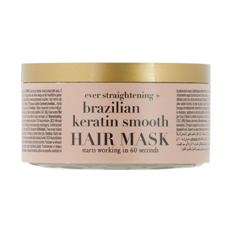 ogx brazilian keratin smooth hair mask