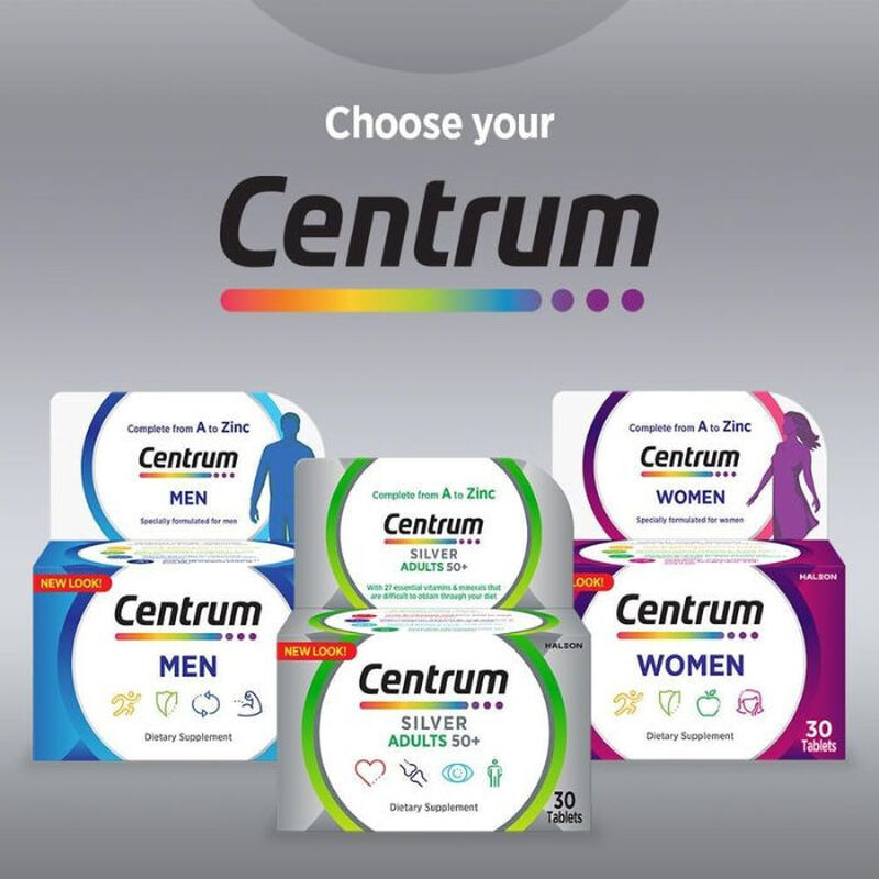 centrum silver adult 50+ multivitamin, heart, bone, eye & wholebody health support