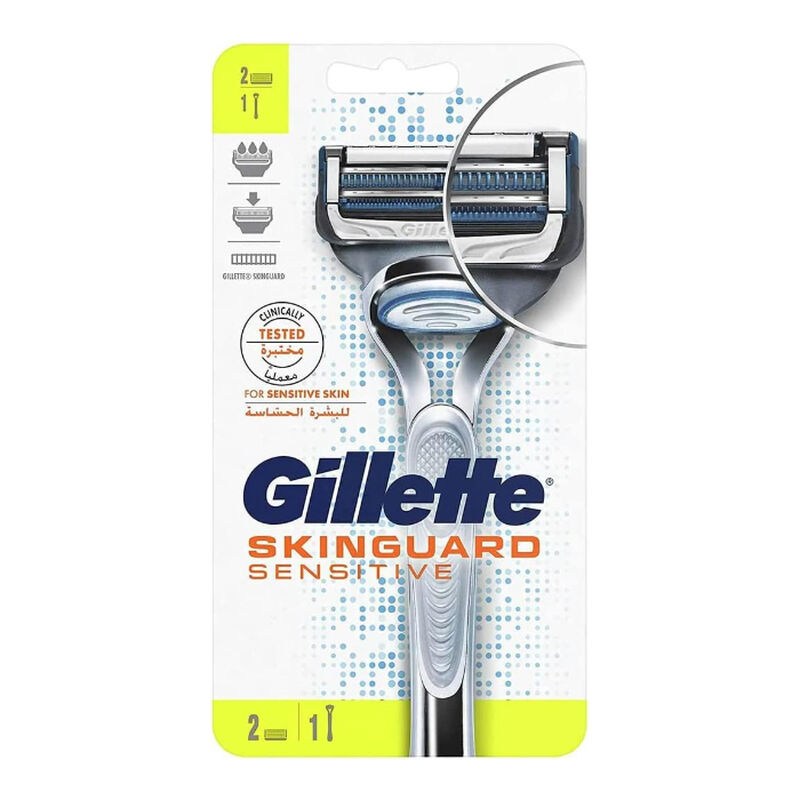 gillette skin guard sensitive razor 2up