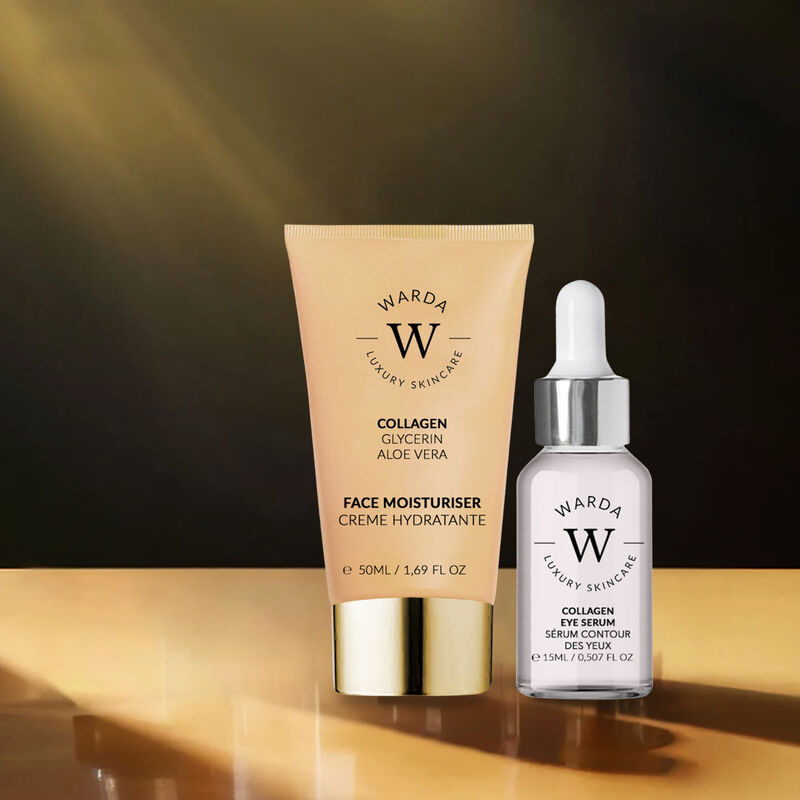 إرث سكين لندن skin lifter boost collagen moisturiser 50ml + skin lifter boost collagen eye serum 15m