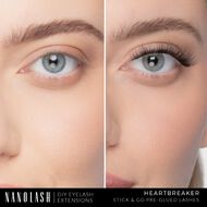 DIY Stick & Go Pre-glued Lashes Heartbraker Regular faces diy stick go pre glued lashes heartbraker regular