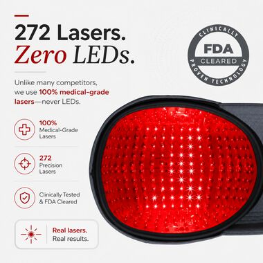 faces powerflex 272 hair growth laser light cap