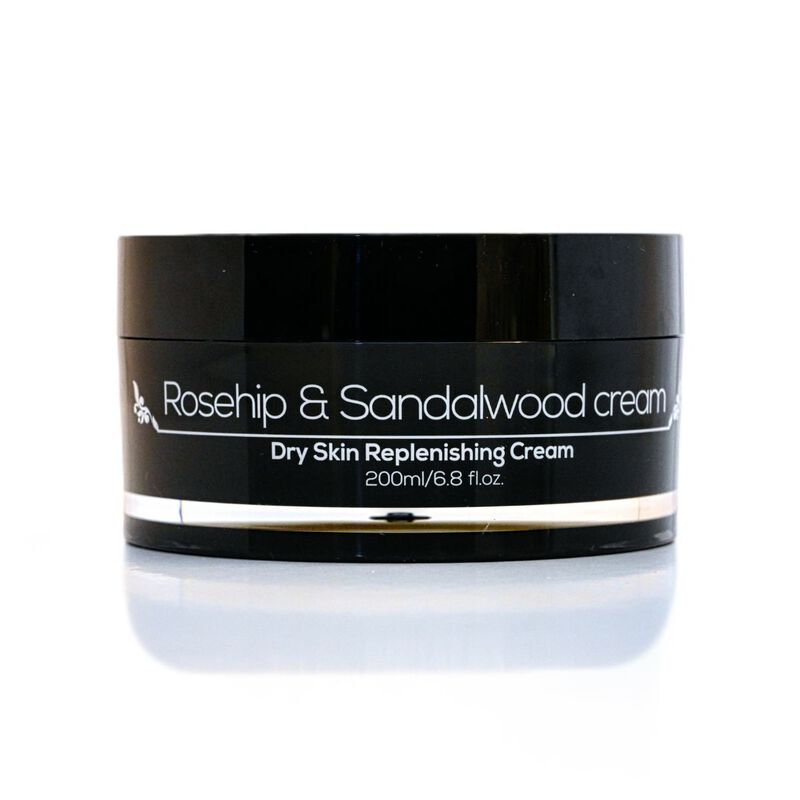 ovviovita rosehip & sandalwood dry skin replenishing cream