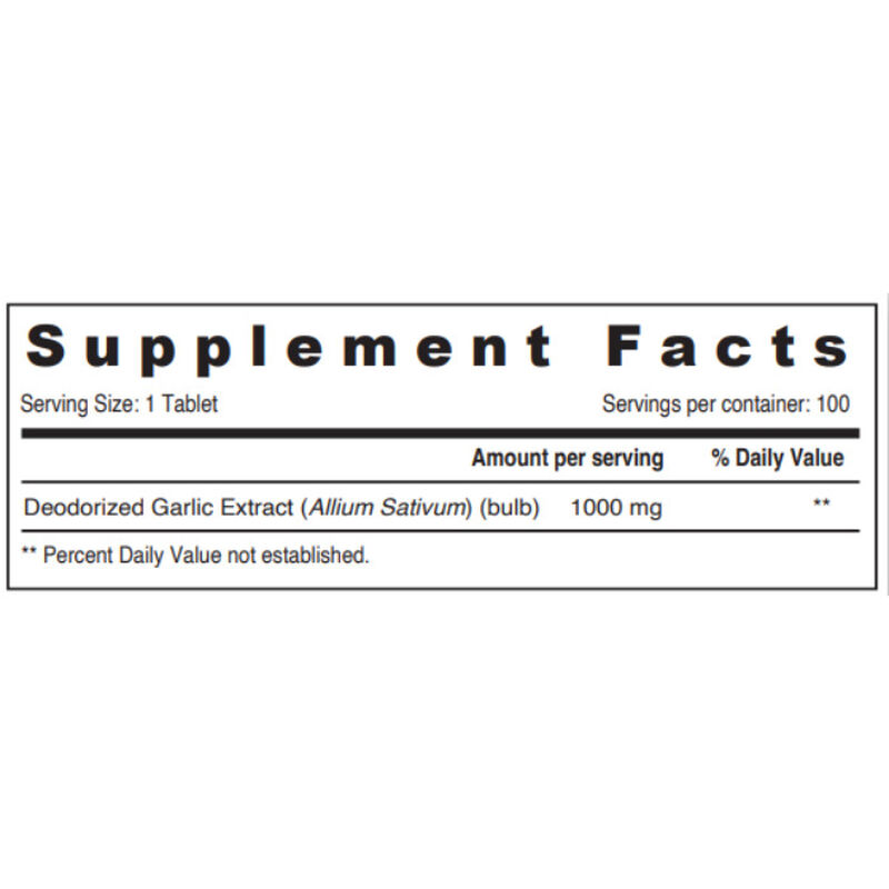 sunshine nutrition ultra garlic delayed release 1000mg tablet