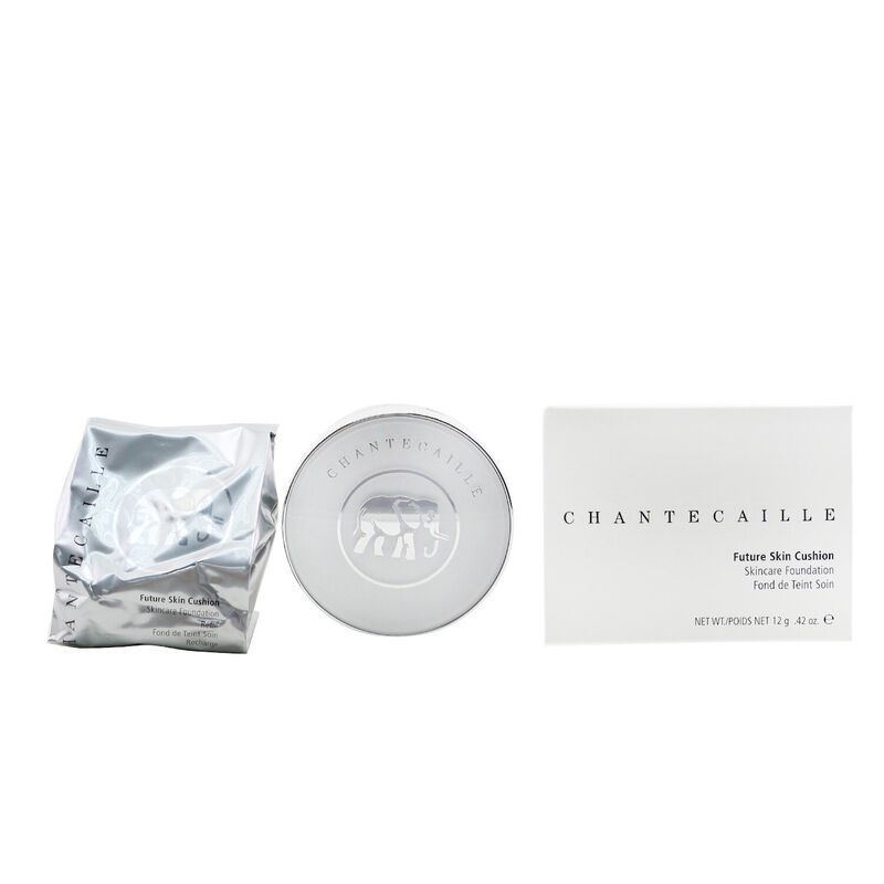 chantecaille future skin cushion skincare foundation with extra refill
