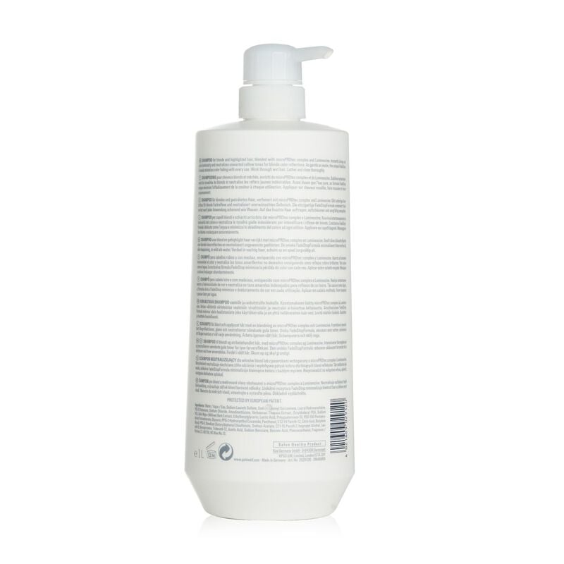 goldwell dual senses blondes & highlights antiyellow shampoo