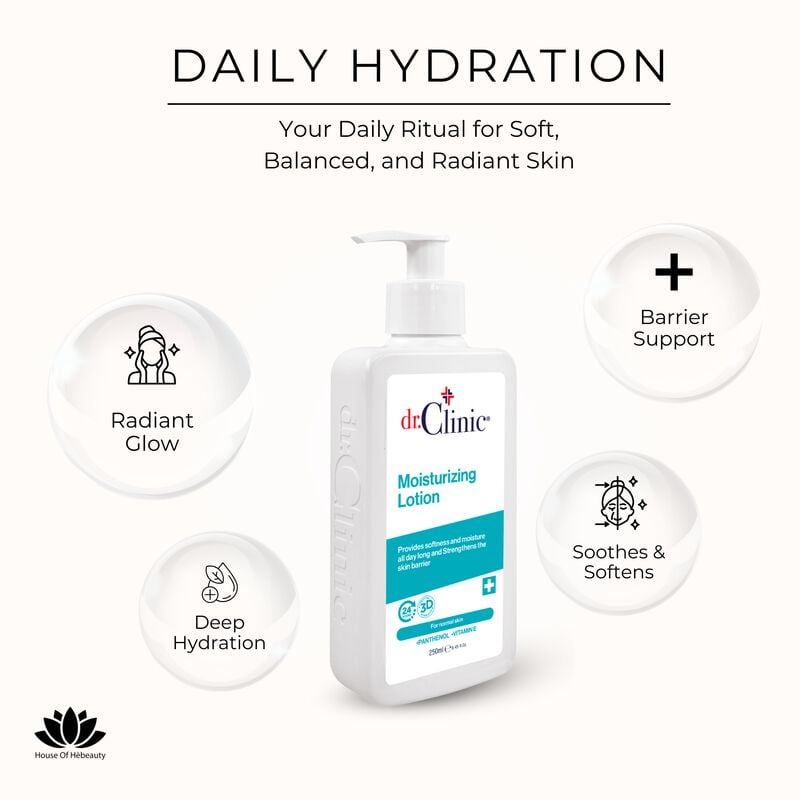 dr. clinic prebiotic moisturizing lotion
