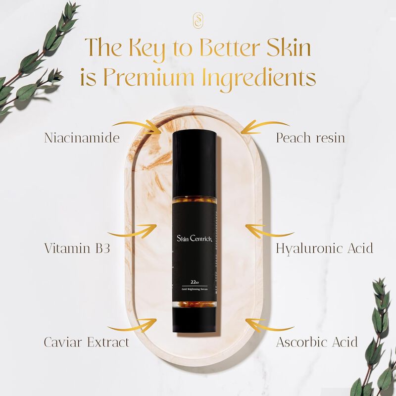 skin centrick 22kt gold brightening serum