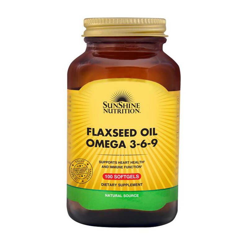sunshine nutrition organic flaxseed oil omega 369