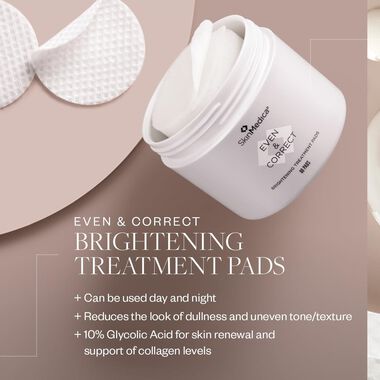 faces even and correct brightening treatment pads