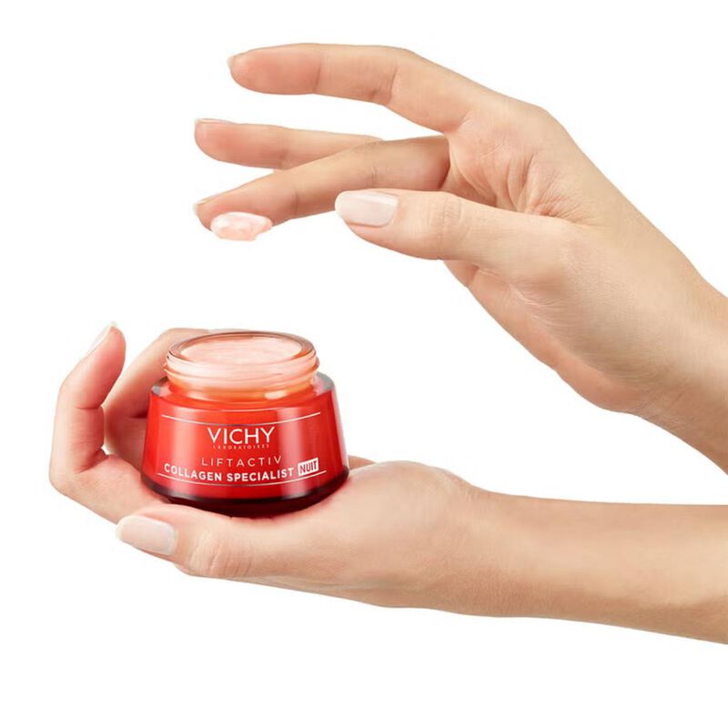 vichy كريم ليلي للبشرة المتخصص بالكولاجين ليفتاكتيف