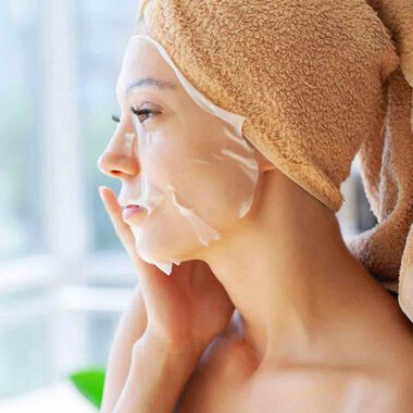 faces hyaluronic acid gold foil mask