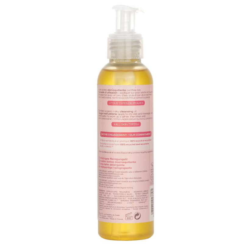 melvita source de roses milky cleansing oil