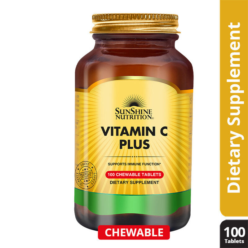 sunshine nutrition vitamin c plus chewable tablet