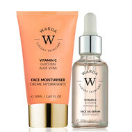 Skin Glow Boost Vitamin C Moisturiser 50Ml + Vitamin C Glow Boost Oil-Serum 30Ml faces skin glow boost vitamin c moisturiser 50ml vitamin c glow boost oil serum 30ml