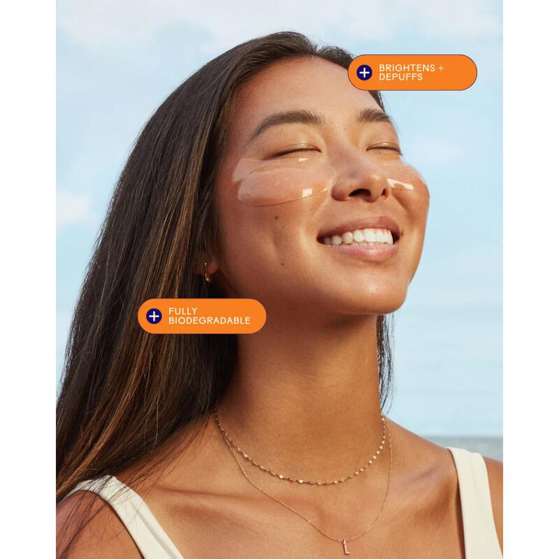 three ships brighter days red algae + avocado biodegradable eye mask