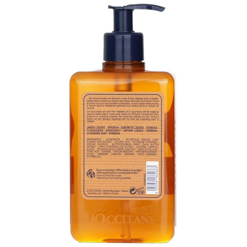 l'occitane verveine liquid soap for hands & body