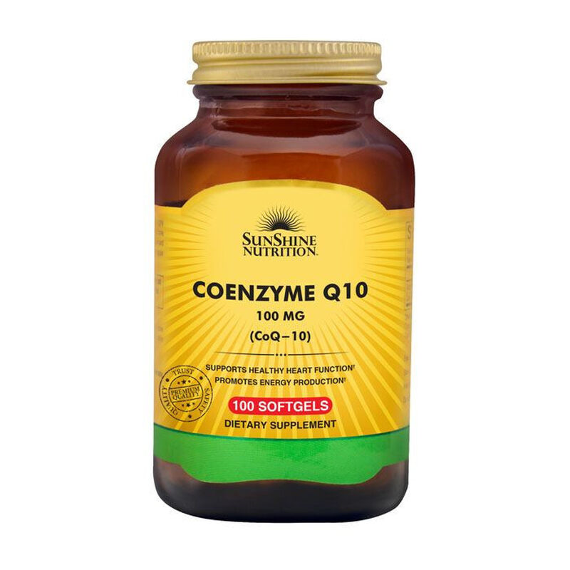 sunshine nutrition coenzyme q10 100mg