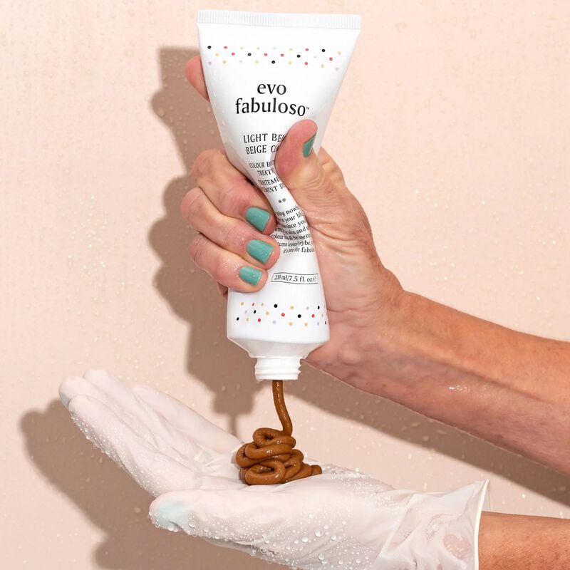 evo fabuloso light beige colour boosting treatment tube