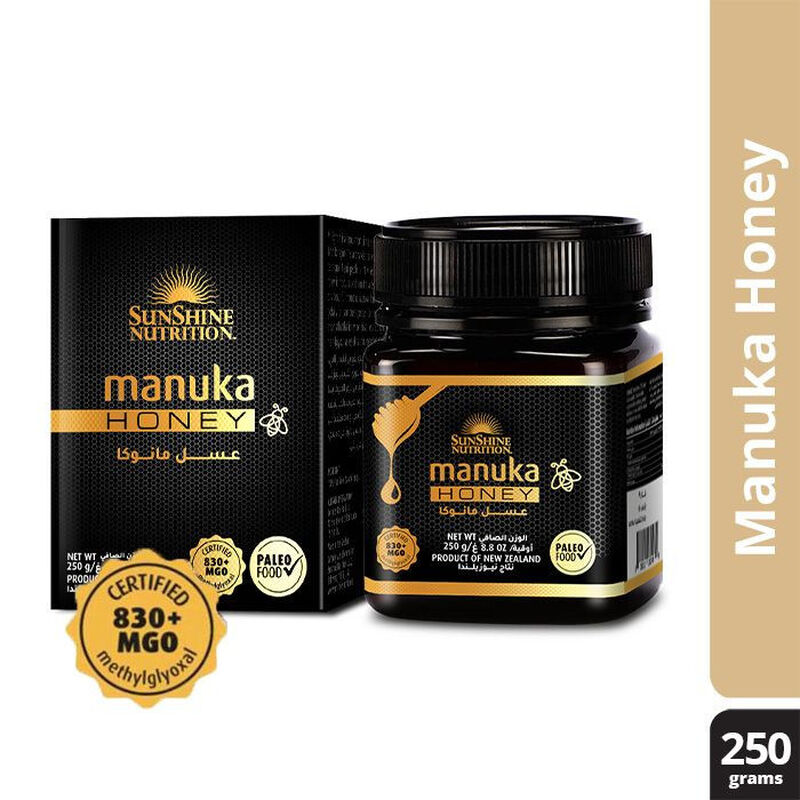 sunshine nutrition manuka honey 830+ mgo