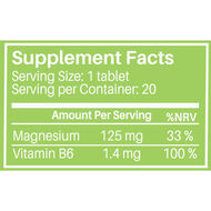 faces nutrition magnesium   vitamin b6 effervescent tablets lemon flavor
