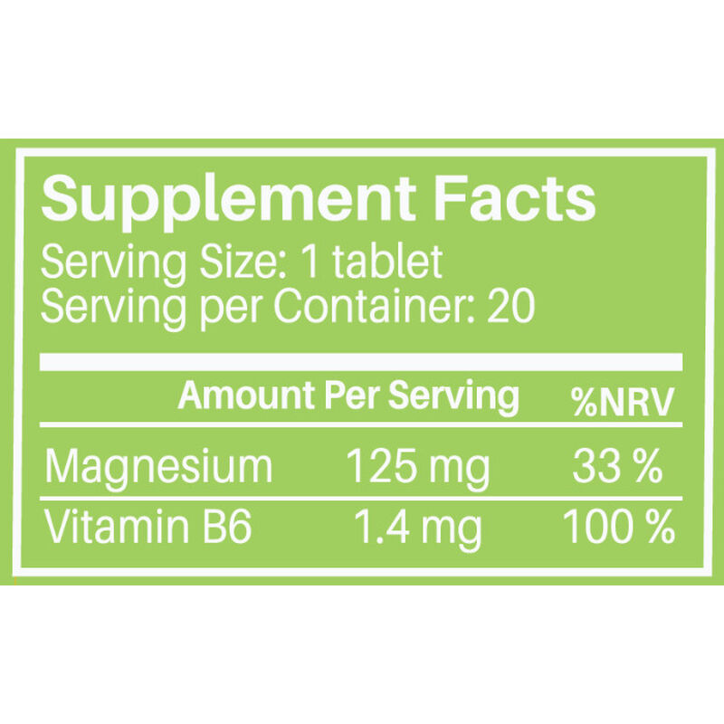 sunshine nutrition magnesium + vitamin b6 effervescent tablets lemon flavor