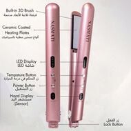 faces cordless comb hair straightener