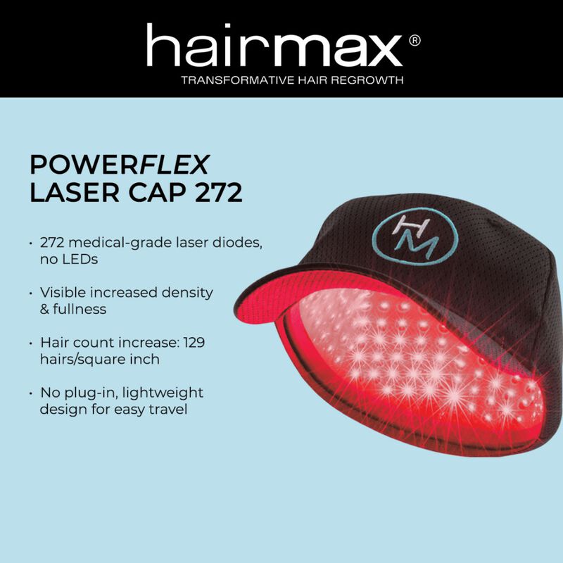 hairmax hairmax powerflex 272 hair growth laser light cap