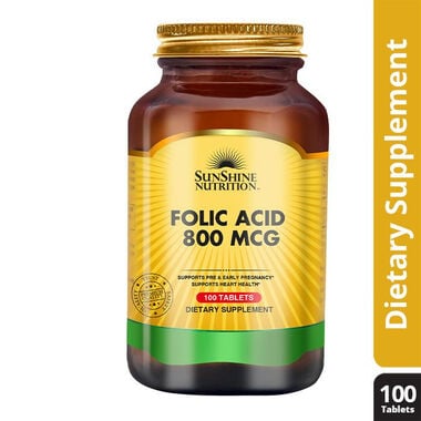 faces حمض الفوليك 800 ميكروغرام