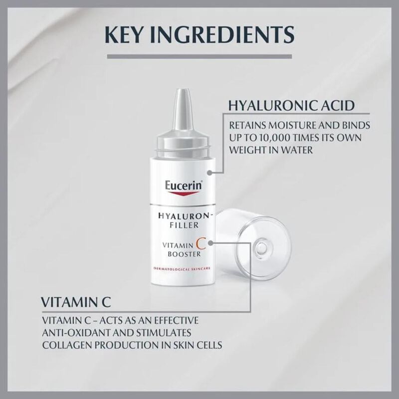eucerin hyaluron filler vit c moisture booster 3 pcs