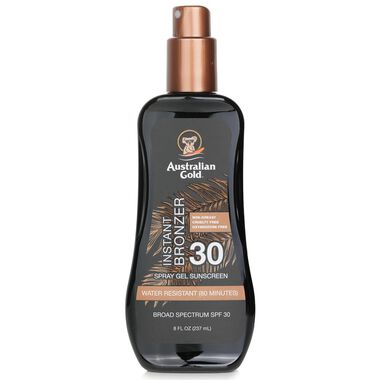 Spray Gel Sunscreen SPF 30 with Instant Bronzer faces spray gel sunscreen spf 30 with instant bronzer