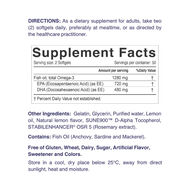 faces أوميغا 3 عالي التركيز لدعم القلب والدماغ والمفاصل والبشرة