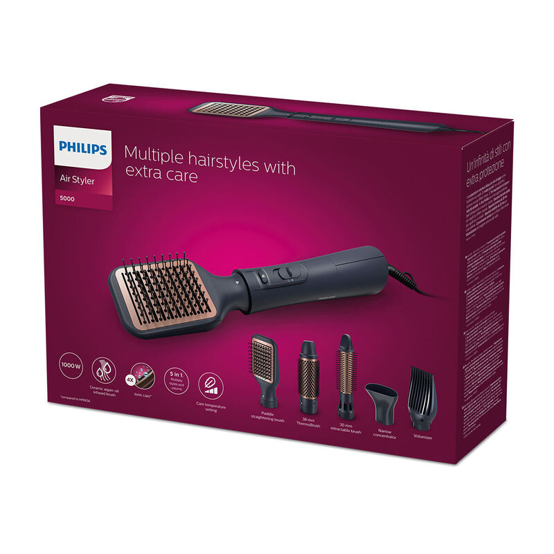 philips 5000 series air styler for drying & styling in onego