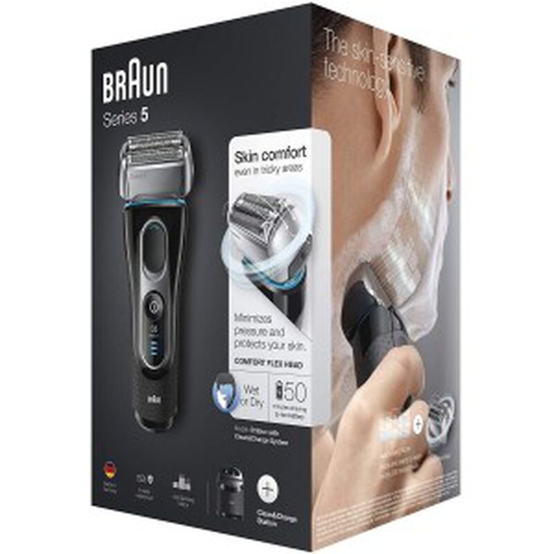 براون braun series 5 with pop up precision trimmer, clean & charge station