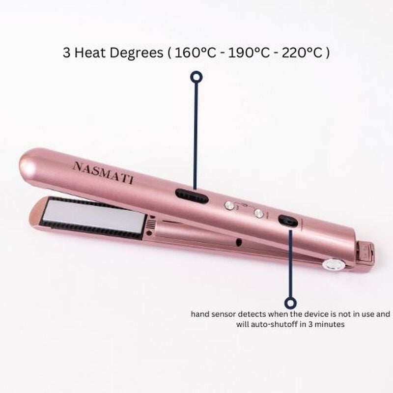 nasmati cordless comb hair straightener