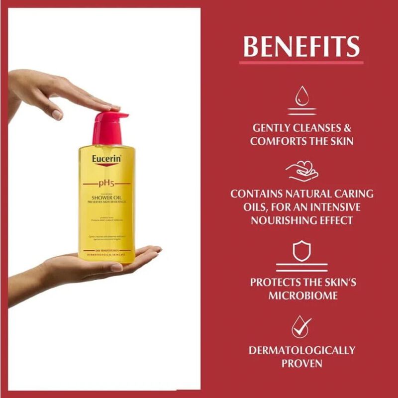 eucerin ph 5 shower oil