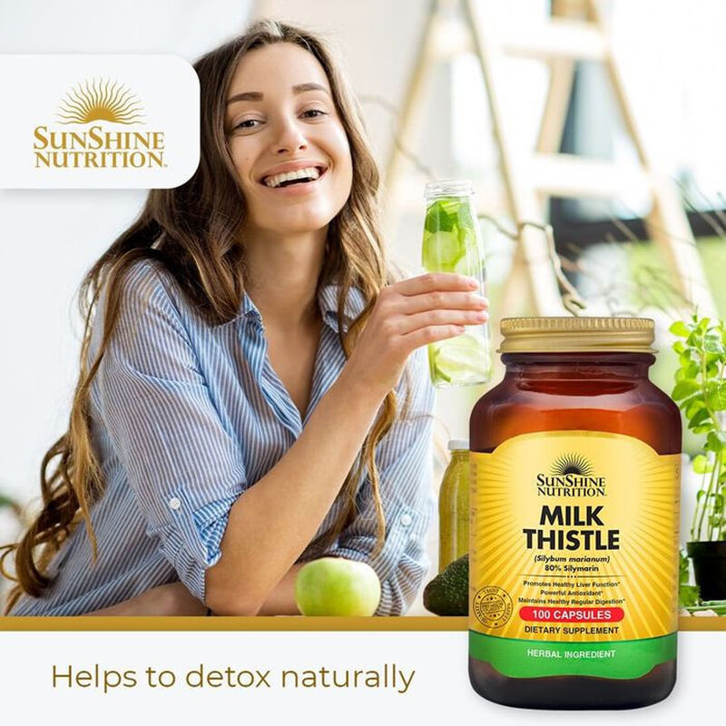 sunshine nutrition milk thistle capsules